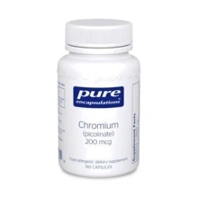 Pure Encapsulations Chromium (picolinate) 200 mcg 180 caps Хром пиколинат (PE-00061): Тип хром