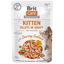 Вологий корм "Brit Care Cat Fillets in Gravy with Savory Salmon для кошенят": Тип Влажный корм