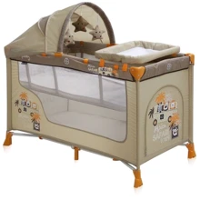 Манеж Bertoni NANNY 2L+ (beige safari tours): Тип кроватка-манеж