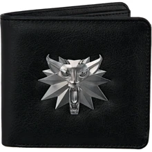 Портмоне Jinx The Witcher 3 White Wolf Bi-Fold Wallet-One Size-Black чорне (JINX 9275WA-BKA-OS-JNX): Стать Унисекс