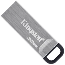 USB-флешка Kingston 32GB Kyson USB 3.2 Silver/Black (DTKN/32GB): Стандарт USB USB 3.2