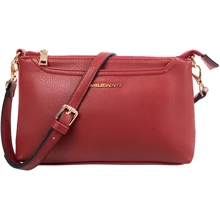Женская сумка через плечо Amelie Galanti бордовая (A991457-red): Пол Женский