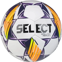 Мяч для игры Select Brillant Replica v24 детский бело-фиолетовый Уни 4 (99488096): Вид Футбольные