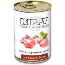 Консерви для собак Kippy з шматочками яловичини 400 г (8015912504166): Тип вологий корм