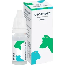 Краплі вушні Біотестлаб Отофлокс для котів та собак 10 мл (4820190480521): undefined undefined
