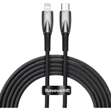 Кабель Baseus Cable USB-C для Lightning Glimmer Series Fast Charging Data 2m Black (CADH000101): Тип USB-C - Lightning