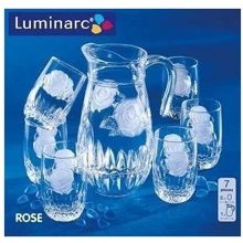 Набор для напитков Luminarc Aime Structure Rose G5129 (7 пр.): undefined undefined