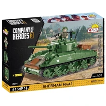 Конструктор Cobi Company of Heroes 3 Танк M4 Шерман, 615 деталей: Количество деталей, шт. 615