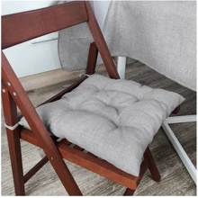 Подушка Прованс для стула Gray Milan 40х40 см (024623): Размер, см 40x40