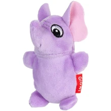 Іграшка для собак Слон із двома пищалками GiGwi Plush плюш 9 см (75013): Виробник GiGwi