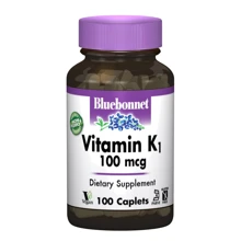 Bluebonnet Nutrition Vitamin К1 100 mcg 100 caps: Тип Витамин K