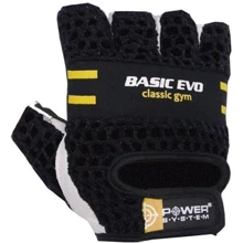 Перчатка для фитнеса Power System Basic EVO PS-2100 Black Yellow Line M (PS_2100E_M_Black/Yellow): Пол Унисекс