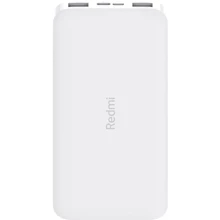 Внешний аккумулятор Xiaomi Redmi Power Bank 10000mAh Quick Charge 12W White (PB100LZM) (VXN4266CN): Количество USB 3
