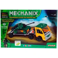 Металлический конструктор Zephyr Mechanix Тягач с электромотором 353 елементов 5 моделей (01024): Производитель Zephyr