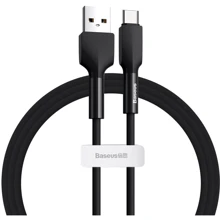 Кабель Baseus USB Cable to USB-C Silica Gel 1m Black (CATGJ-01): Тип USB Cable - USB-C