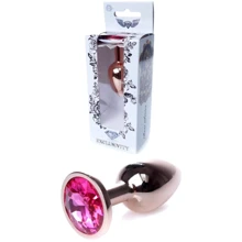 Анальна пробка із кристалом BOSS of TOYS Boss Series - Jewellery Red Gold PLUG Pink S, BS6400107: Для кого унісекс