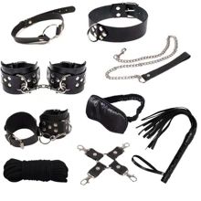Набір sLash Exxtreme Sex BDSM Leather Set Max, Black: Виробник sLash