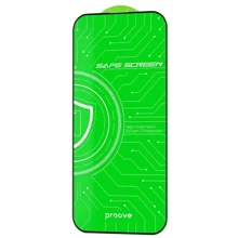 Защитное стекло для iPhone Proove Tempered Glass Safe Screen Black for iPhone 16 Plus / 15 Plus / 14 Pro Max: Тип защиты экрана на экран