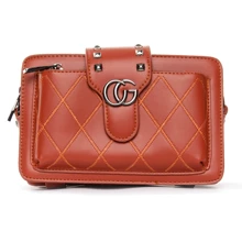 Женская сумка кросс боди Fashion оранжевая (32997): Пол Женский