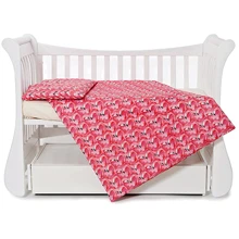 Сменная постель 3 эл. Twins Comfort line 3054-C-072, Фламінго, розовая: Тип постельный комплект