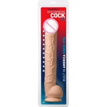 Фаллоимитатор Dick Rambone, 43х6.5 см, телесный: Назначение Анальные