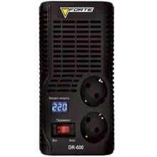 Стабилизатор напряжения релейный Forte DR600 (500BA): Тип релейный
