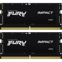 Kingston FURY 32 GB (2x16 GB) DDR5 6400 MHz Impact Black (KF564S38IBK2-32): Тип DDR5