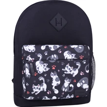 Жіночий рюкзак Bagland Молодіжний W/R 776 чорний (00533662): Стать Женский