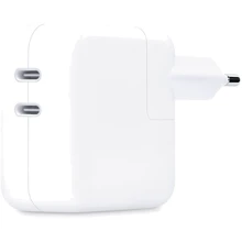 Зарядное устройство Apple Dual USB‑C Power Adapter 35W White (MNWP3): Особенности Быстрая зарядка, USB-C