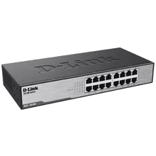 Сетевой коммутатор D-Link DES-1016D: Порты только Fast Ethernet (10/100)