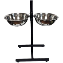 Миски для собак Croci на підставці 2x3.5 л 38x34x60 см (28 ст. миска): Тип Миски