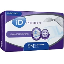 Одноразовые пеленки гигиенические впитывающие iD Expert Protect Plus 60x60 см 30 шт: undefined undefined
