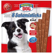 Палочки жевательные для собак Perfecto 8er Salami Sticks - Rind салями говядина 8х80 г: Производитель Perfecto Dog