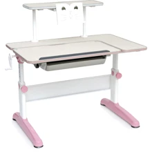 Парта SingBee Q-Assembly L Pink + Книжная полка SBS-610 (SBS-602-PK + SBS-610): Тип Парта