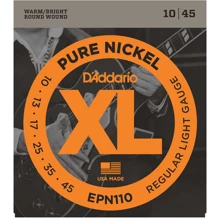 Струна для гитар Струны D`ADDARIO EPN110 XL PURE NICKEL REGULAR LIGHT 10-45: Тип Комплект струн