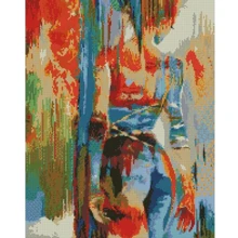 Алмазная вышивка Идейка Женская загадочность 40x50 см (АМ 6035): Производитель КІДДІ-КО