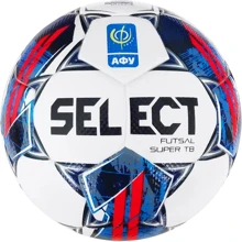 Мяч для игры Select FUTSAL SUPER TB v22 АФУ футзальный Белый красный синий Уни 4 (361346-013): Вид Футзальные