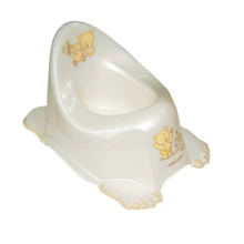 Горшок антискользящий, музыкальный Tega Mis PO-046 white pearl: Цвет белый