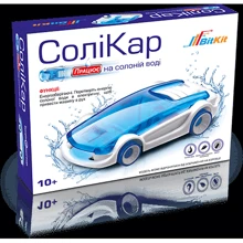 Дитячий розвиваючий конструктор BitKit Солікар - автомобіль працює на солоній воді (233): Живлення сольова енергія
