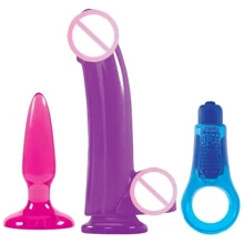 Набор секс игрушек NS Novelties Jelly Rancher Couples Kit Multicolor: Назначение Для двойного проникновения