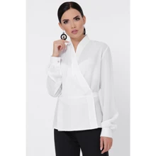 Блуза FashionUp BZ-1783B 42 белая с длинным рукавом: Сезон Демисезон