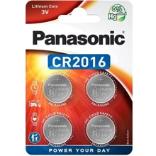 Panasonic CR-2016 bat(3B) Lithium 4 шт (CR-2016EL/4B): undefined undefined