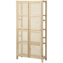 Книжный шкаф с 4 дверями ІКЕА IVAR 89х30х179 см (894.034.61): undefined undefined