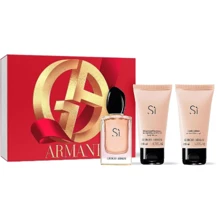 Набор Giorgio Armani Armani Si Парфюмированная вода 50ml+Лосьон для тела 50ml+Гель для душа 50ml: Вид Набор