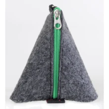 Универсальный чехол для наушников Red Point Pyramid Felt Grey/Green (МД.01.В.11.00.036.М): Тип Чехол