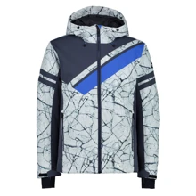 Горнолыжная куртка CMP Man Jacket Fix Hood (31W0097P-10ZH) 48 серая с капюшоном: Вид Горнолыжные куртки