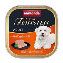 Вологий корм Vom Feinsten Adult with Poultry + Veal для собак з птицею 150 г (4017721826105): Тип Влажный корм
