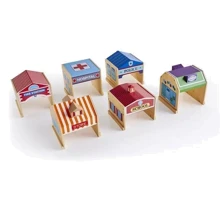 Набір будівель Guidecraft Block Play до Дороги з дерева, 6 шт. (G6716): Тип декорации