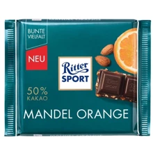 Шоколад Ritter Sport Mandel Orange 100 г (DL18566): Вес, г 100