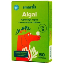 Пищевая добавка Smartis Algal для собак со спирулиной 50 шт (980960): Производитель Smartis